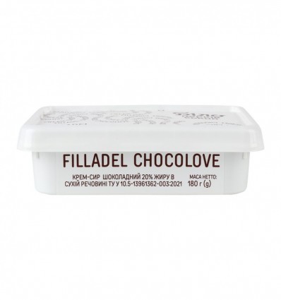 Крем-сир Білоцерківський Filladel Chocolove 20% 180г