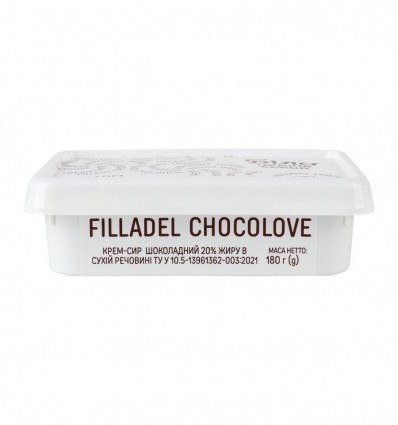 Крем-сыр Білоцерківський Filladel Chocolove 20% 180г