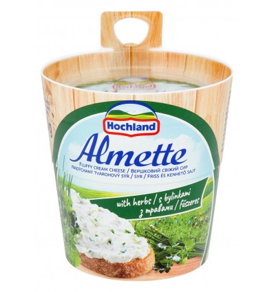 Сыр творожный Hochland Almette с травами 57% 150г