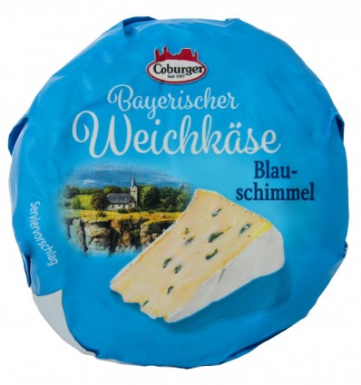 Сыр мягкий Coburger Bayerischer Weichkase Blauschimmel 50% 150г