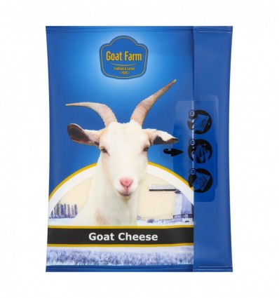 Сир Goat farm козиний напівтвердий нарізний 50% 100г