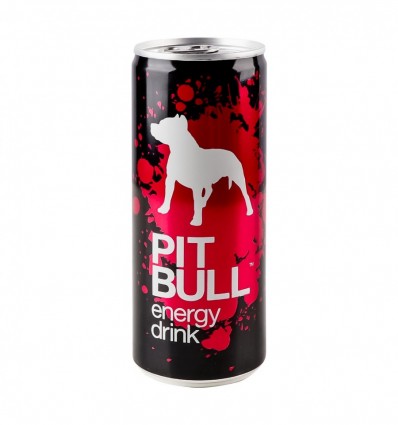 Напиток энергетический Pit Bull безалкогольный сильногазированный 250мл