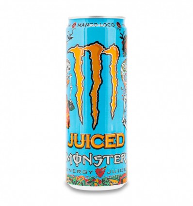 Напій енергетичний Monster Energy Juiced Манго Локо сильногазований 355мл