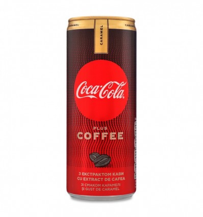 Напій Coca-Cola Plus Coffee Карамель безалкогольний сильногазований 6х250мл