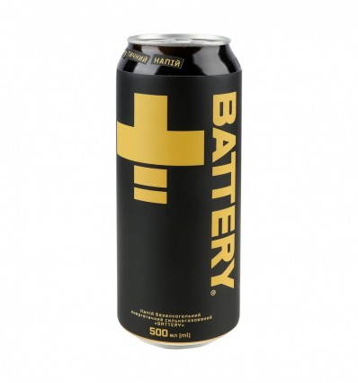 Напій енергетичний Battery безалкогольний сильногазований 0.5л