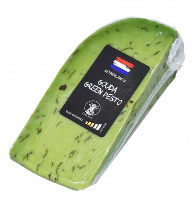 Сир Amanti Гауда Gouda green pesto напівтвердий 130г