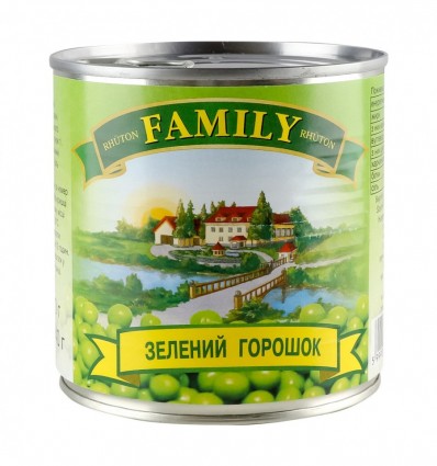 Горошок зелений Family 400 г