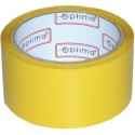 Стрічка клейка пакувальна (скотч) Optima, жовта, 48мм*33м