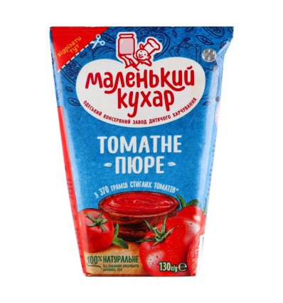 Пюре Маленький кухар томатне 130г