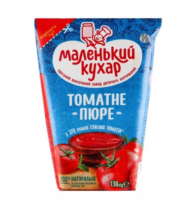 Пюре Маленький кухар томатное 130г