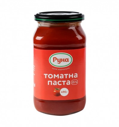 Паста томатная Руна 25% 490г