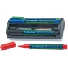 Набір маркерів для дошок та фліпчартів Schneider MAXX 110 з губкою