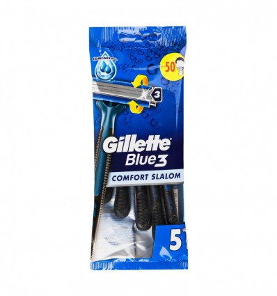 Станки для гоління одноразові Gillette Blue 3 Comfort 5шт/уп