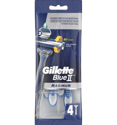 Бритви одноразовi Gillette Blue 2 Maximum 4шт