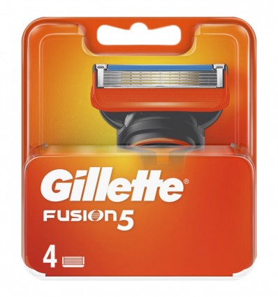 Сменные картриджи Gillette Fusion5 для бритья мужские 4 шт.