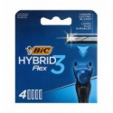 Кассеты сменные для бритья Bic Hybrid 3 Flex 3-лезвий 4шт/уп