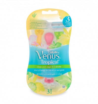 Бритвы одноразовые Gillette Venus Tropical 3шт/уп