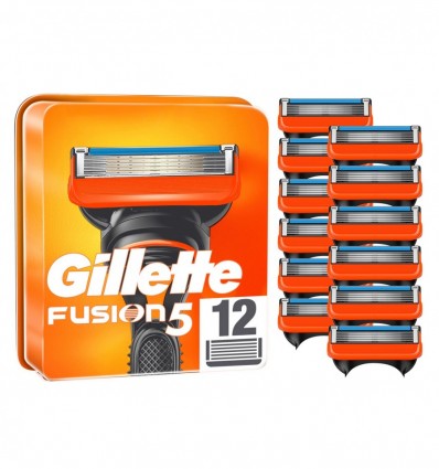 Gillette Fusion Сменные кассеты для бритья 12шт
