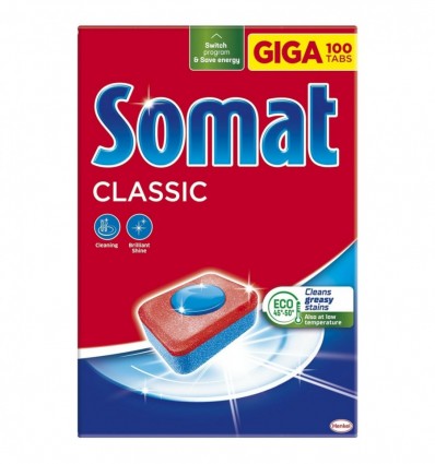 Таблетки для посудомоечных машин Somat Classic 100