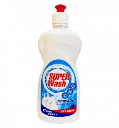Засіб Super Wash для миття посуду Сода 500 мл