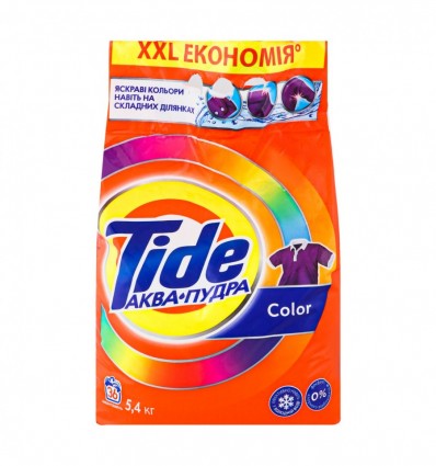 Порошок пральний Tide Аква-пудра Color 5.4кг