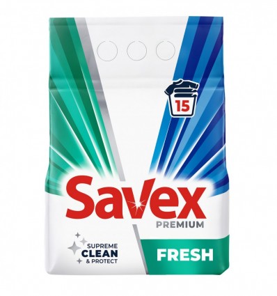 Стиральный порошок Savex Premium Fresh 2,25 кг