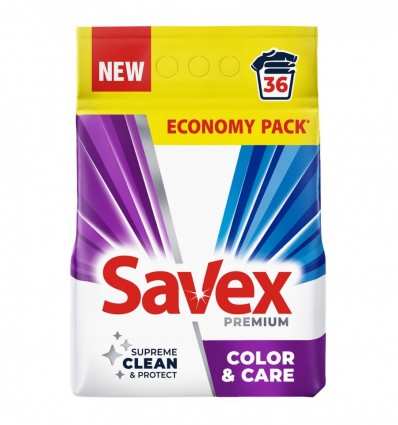 Стиральный порошок Savex Premium Color & Care 5,4 кг