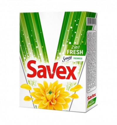 Пральний порошок Savex 2in1 Fresh ручне прання 400 г