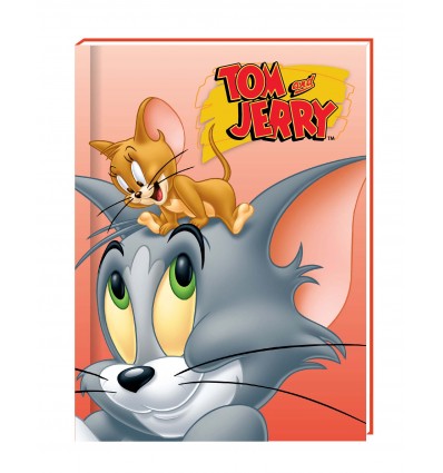 Блокнот "Tom and Jerry", А6, 80 арк., червоний