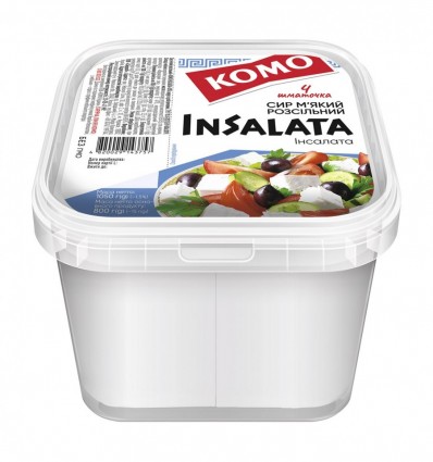 Сыр мягкий Комо InSalata 50% ведро 0,8 кг
