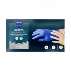 Перчатки Metro Professional нитриловые синие L 10шт/уп