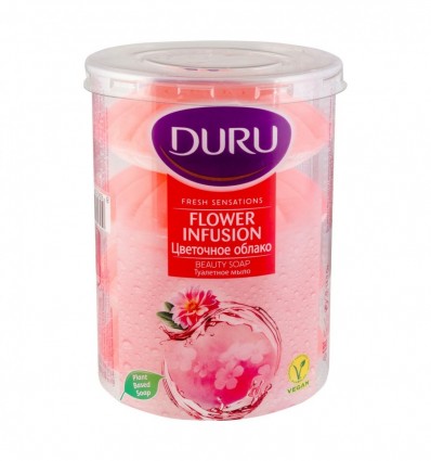 Мило туалетное Duru Flower Infusion 4х100г/уп