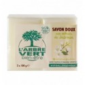 Мыло L`arbre Vert Savon Doux с экстрактом жасмина 2х100г/уп