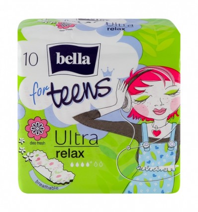 Прокладки гигиенические Bella For Teens Ultra Relax 10шт/уп