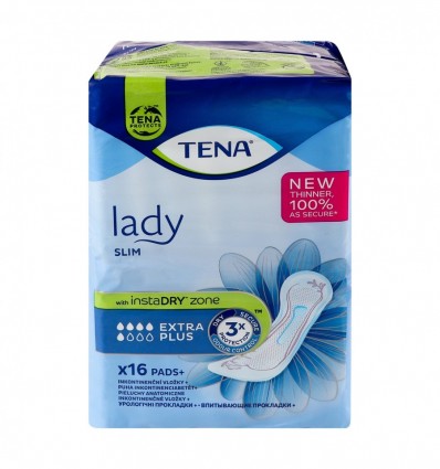 Прокладки урологические Tena Lady Slim Extra Plus 16шт/уп
