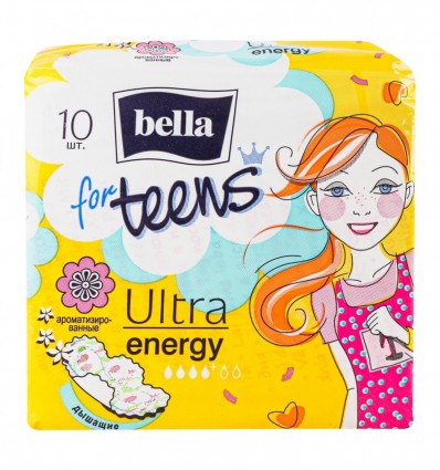 Прокладки гігієнічні Bella For Teens Ultra Energy 10шт/уп