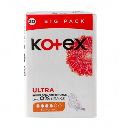 Прокладки гигиенические Kotex Ultra Normal 30шт/уп