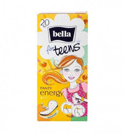 Прокладки щоденні Bella For Teens Panty Energy 20шт/уп