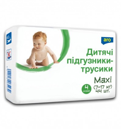 Підгузки-трусики Aro Maxi 4 для детей 7-17кг 44шт/уп