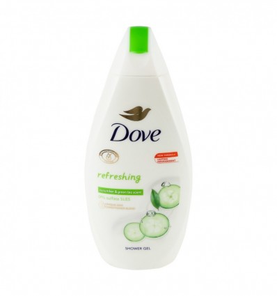 Крем-гель Dove Cucumber&Green tea scent для душу 450мл