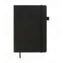 Блокнот діловий COLOR TUNES BM.295100-01, А5, 96арк, клітинка, обкладинка штучна шкіра, чорний
