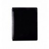 Тетрадь для заметок BUROMAX GLOSS, А6, 80 л., клетка, пласт. обл., черный ( BM.24652151-01 )