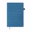 Блокнот деловой COLOR TUNES А5, 96л, линия, обл. иск. кожа , синий ( BM.295200-02 )