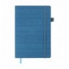 Блокнот деловой COLOR TUNES А5, 96л, линия, обл. иск. кожа , синий ( BM.295200-02 )