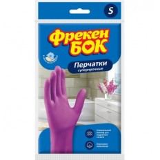 Рукавички універсальні ФРЕКЕН БОК , латексні, суперміцні, розмір S, рожеві ( fb.80314 )