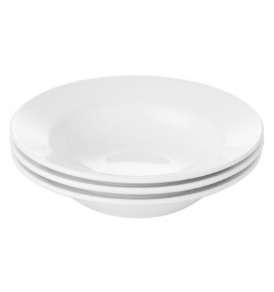 Тарелка Aro для пасты белая d26,5 см 3шт