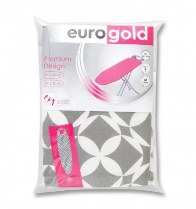 Чехол для гладильной доски Eurogold Premium Design 120х42 см
