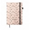 Блокнот деловой RELAX А5, 96л, чистый, обл. иск. кожа , розовое золото ( BM.295001-10 )