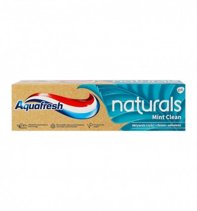 Зубная паста Aquafresh Naturals Mint Clean с фтором 75мл