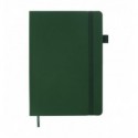 Блокнот діловий BRIEF А5, 96арк, чистий, обкладинка штучна шкіра, зелений ( BM.295004-04 )